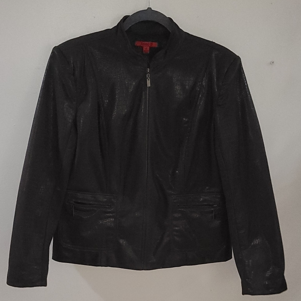 Joni B. Snakeskin Jacket